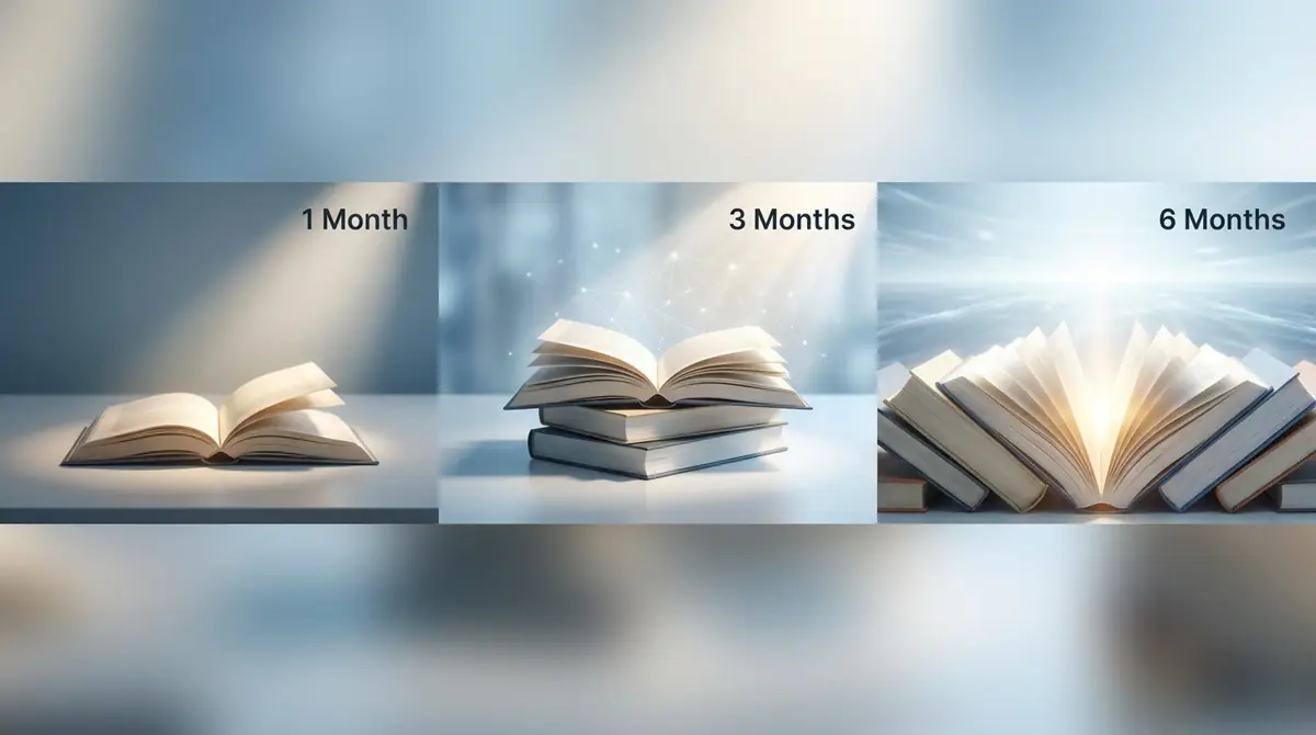 速読の効果が現れるまでの時系列変化【1ヶ月→3ヶ月→6ヶ月】