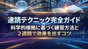 速読テクニック完全ガイド｜科学的根拠に基づく練習方法と2週間で効果を出すコツ