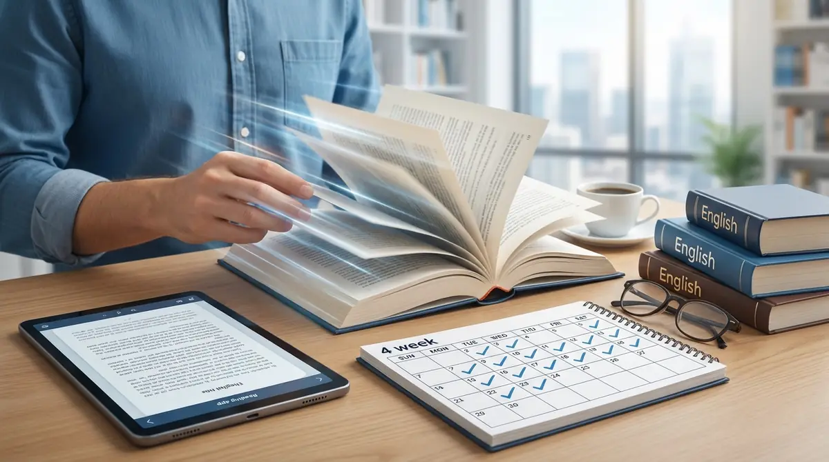 【4週間プログラム】英語試験に効く速読トレーニング実践メニュー