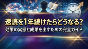 速読を1年続けたらどうなる？効果の実態と成果を出すための完全ガイド