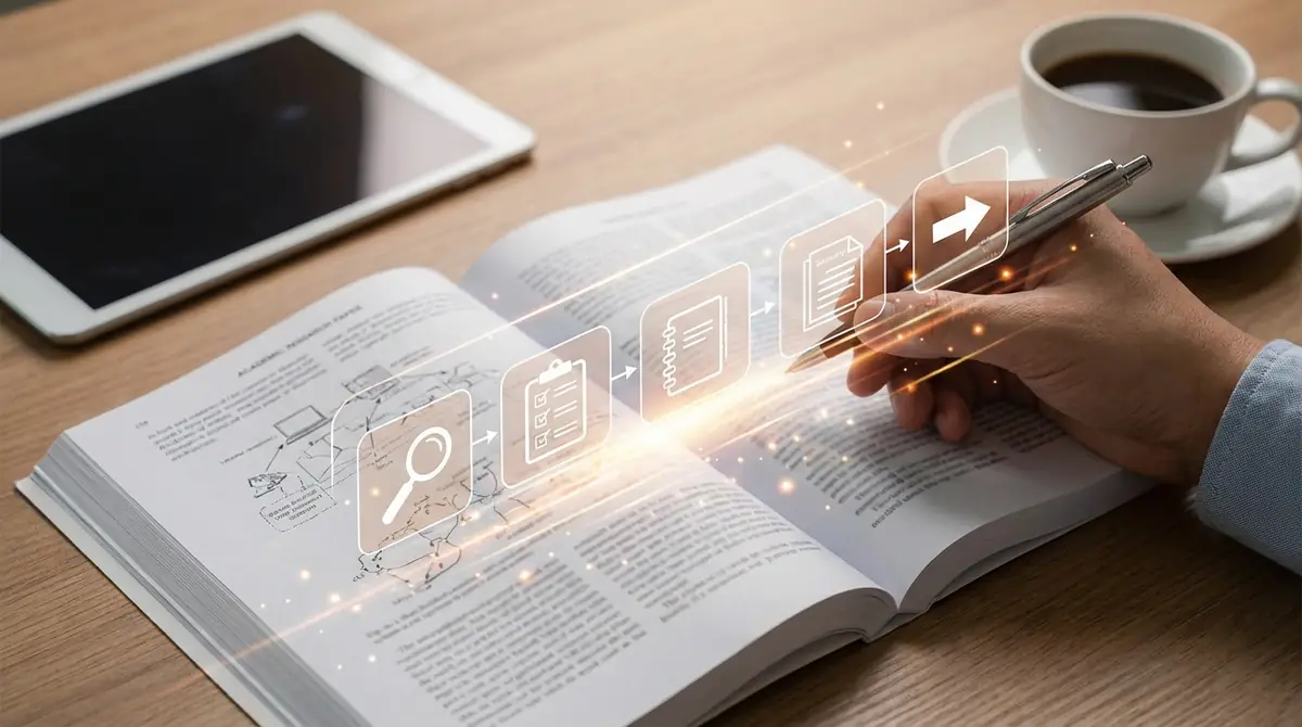 論文速読5ステップフロー｜実際の論文で実践する方法