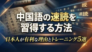 中国語の速読を習得する方法｜日本人が有利な理由とトレーニング5選