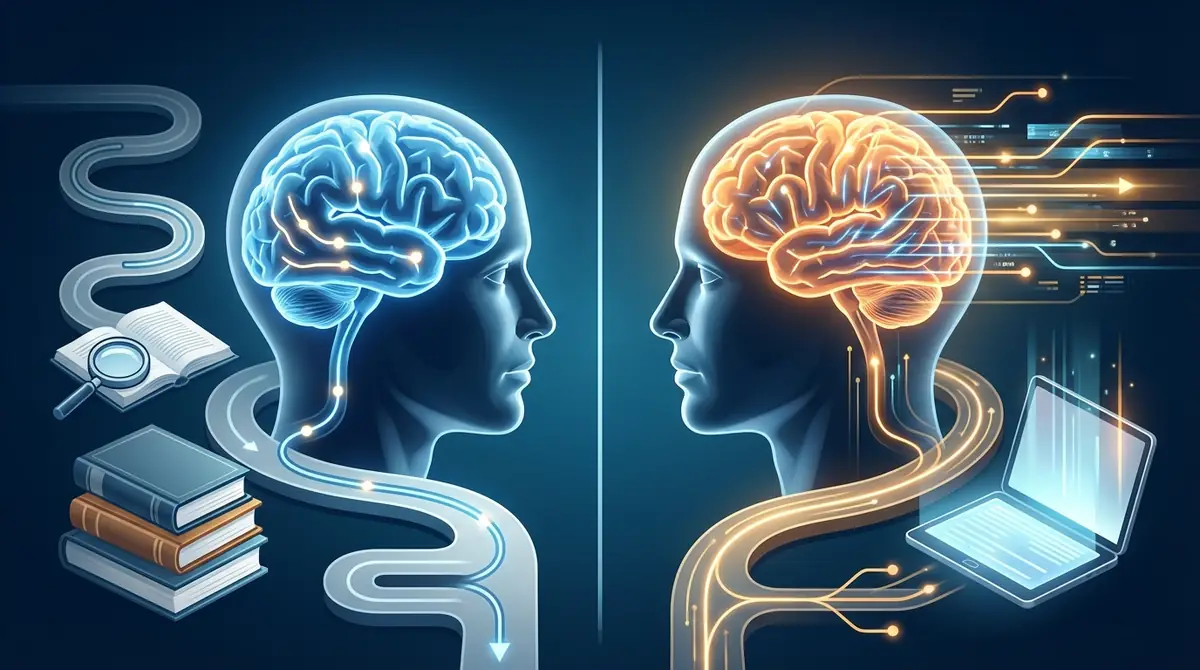 【図解】普通の読書と速読の脳内処理を比較