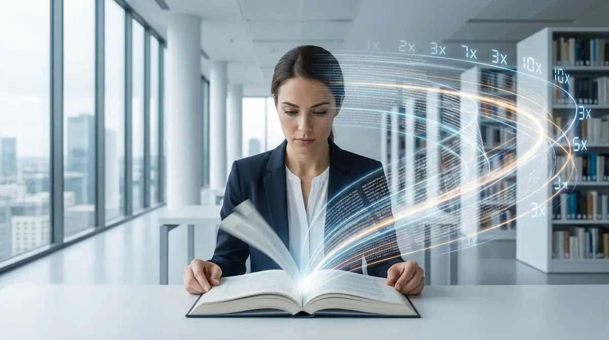 速読とは「文章を通常の3〜10倍速く読む技術」