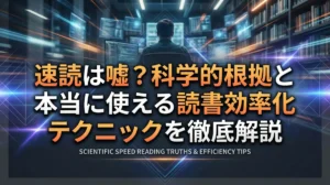 速読は嘘？科学的根拠と本当に使える読書効率化テクニックを徹底解説