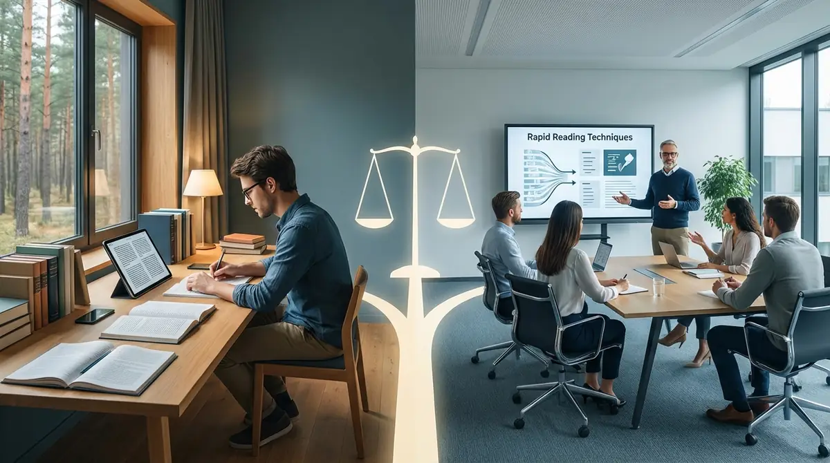 独学と講座どちらを選ぶ？速読学習の判断基準