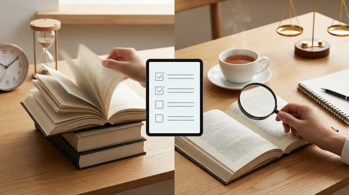 速読すべき本・精読すべき本の判断基準【一覧表付き】