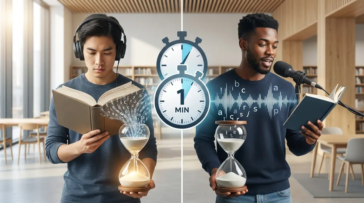 【結論】1分間に読める文字数は黙読400〜600文字・音読300文字が目安