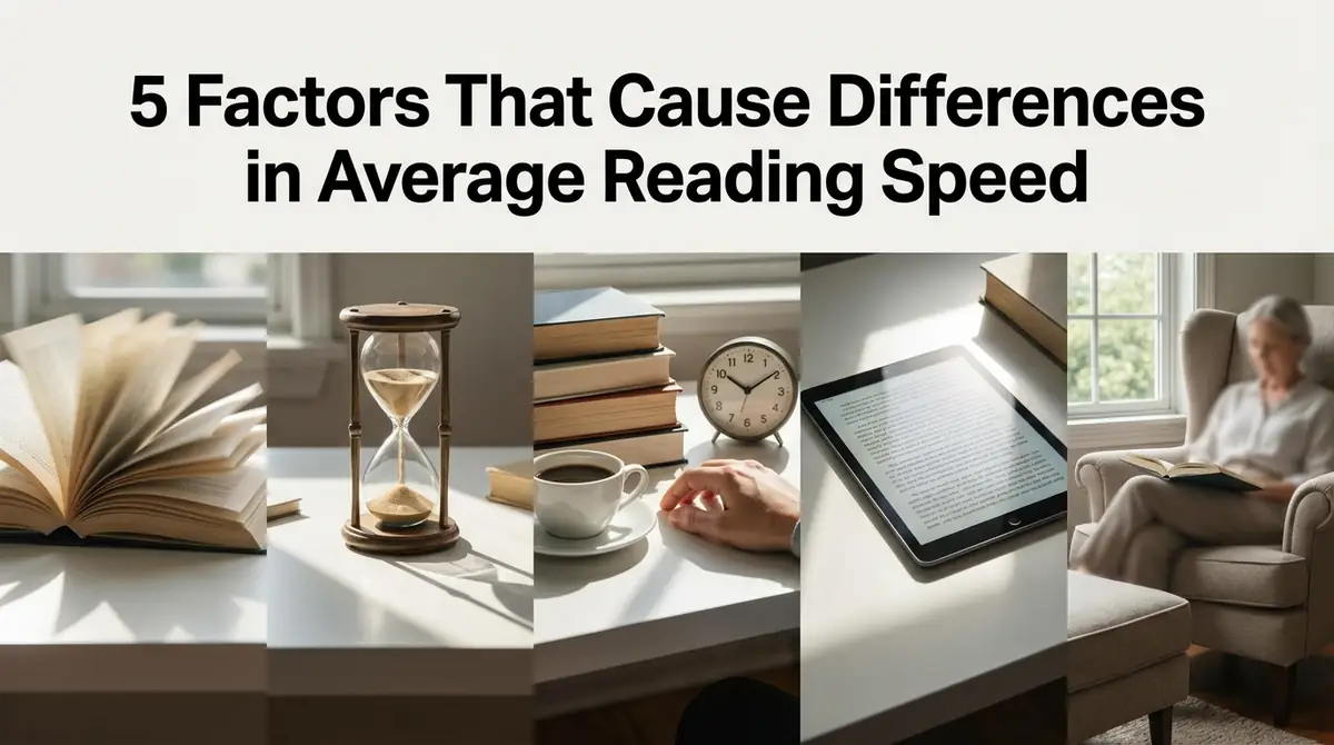 読書速度の平均に差が出る5つの要因