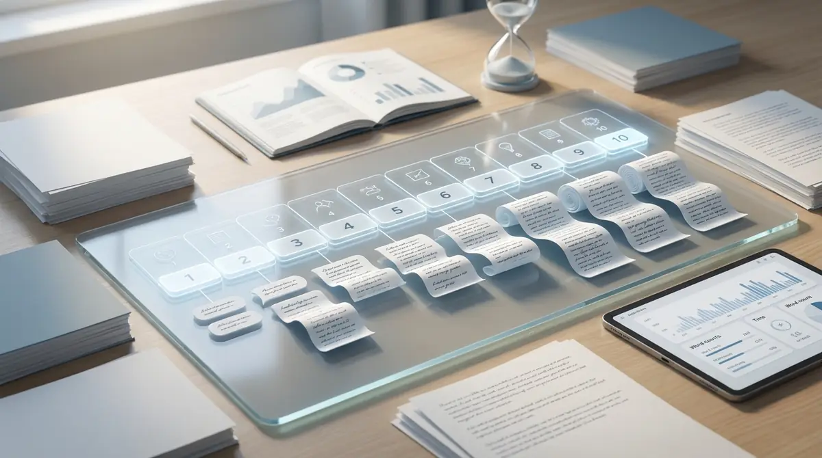 発表時間別の原稿文字数早見表【1分〜10分】