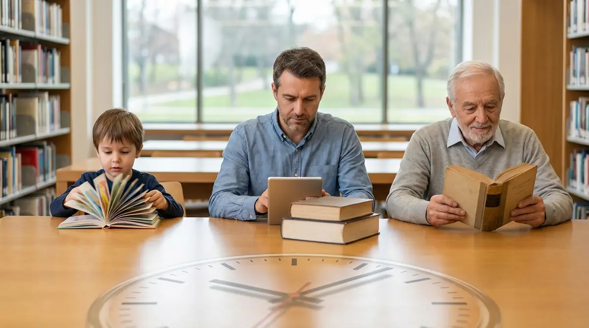 年齢別に見る1分間に読める文字数の目安