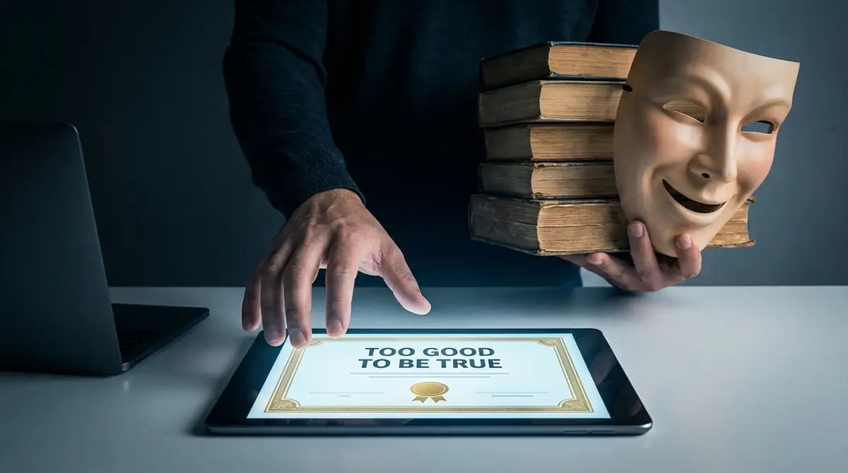 注意点⑦怪しい教材・講座に騙される